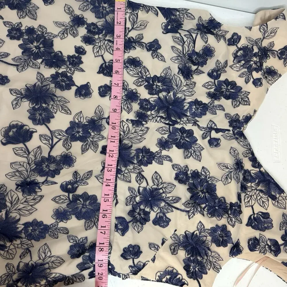Gal Meets Glam Colection Rosemary Midi Dress Women's Size 20 Floral Embroidered - Picture 13 of 15